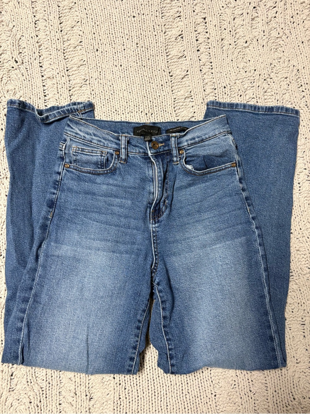 Kendall & Kylie Light Blue Straight Leg Jeans